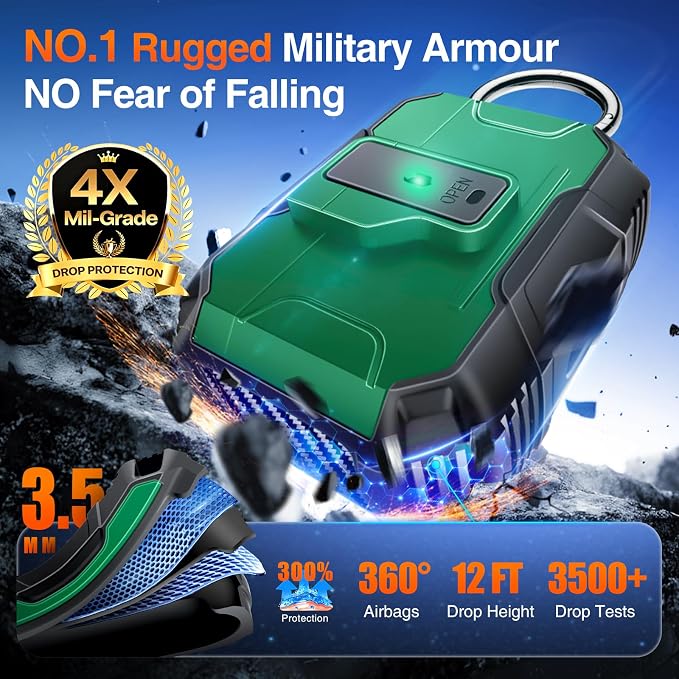 Armoured Heavy Duty for AirPods Pro2 Generation Case - Image 2