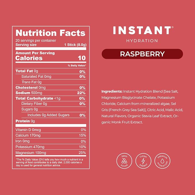 Instant Hydration Sugar Free Electrolytes Powder Packets - Image 5
