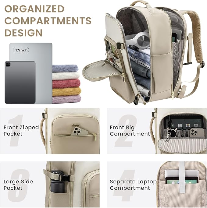 LOVEVOOK 40L Large Travel Backpack - Image 5