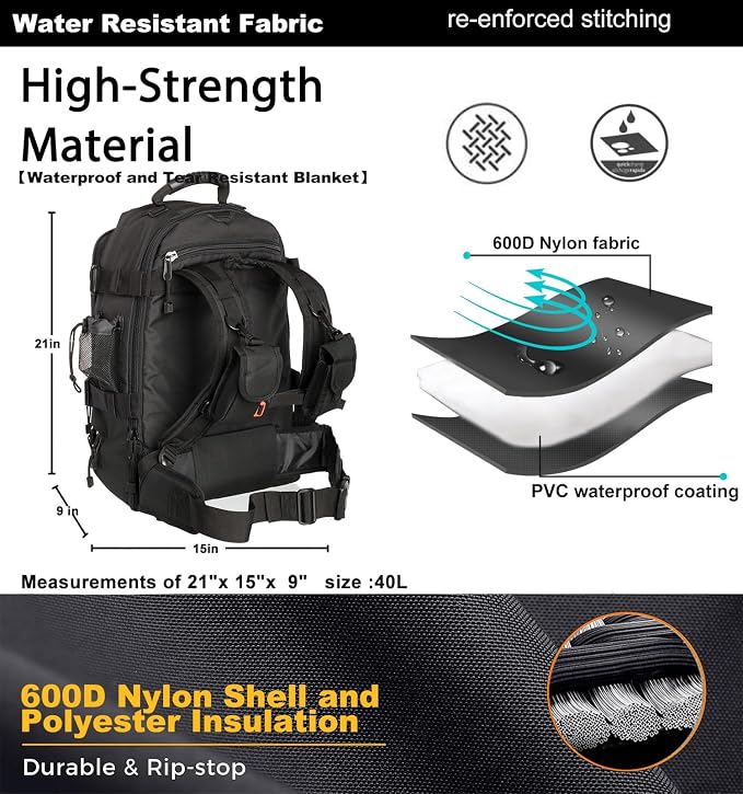 Miramrax Tactical Backpack Military Army Daypack - Image 3