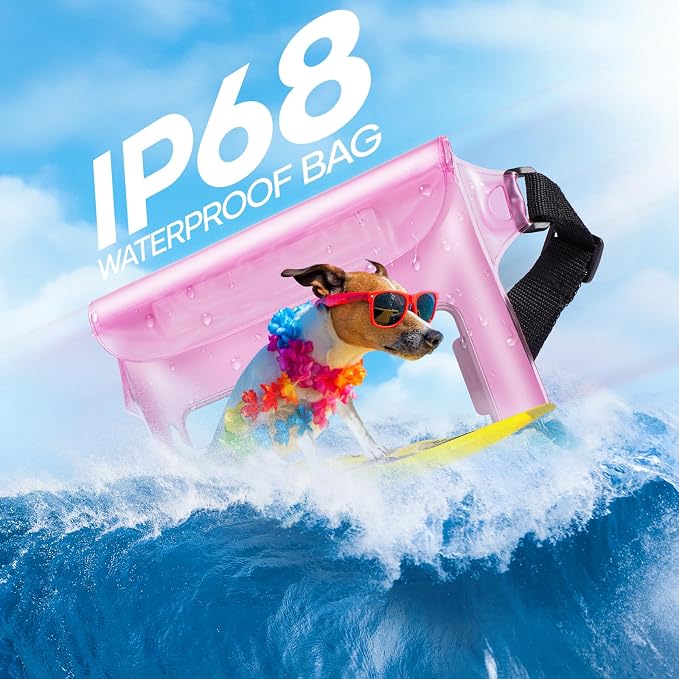 Waterproof Fanny Pack for Women, Waterproof Pouch for Phone Passport Purse - Image 8