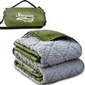 Waterproof Outdoor Blanket 82”X 55” Packable, Stadium Blankets by sowwon