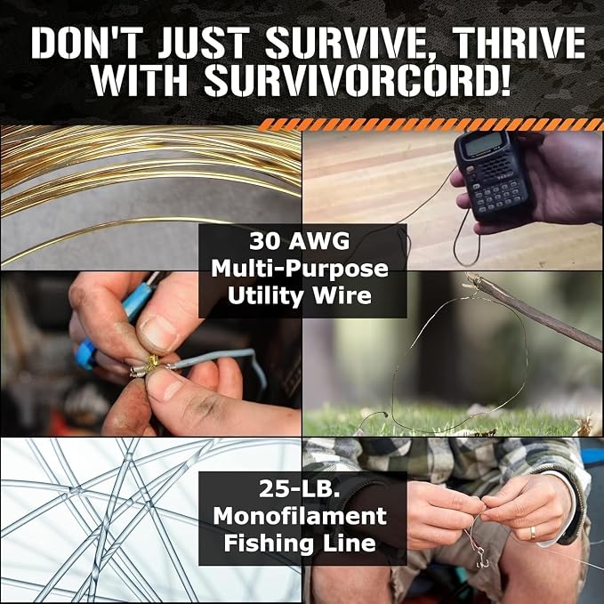 TITAN Survival Patented Paracord 550 - 25ft - Image 5