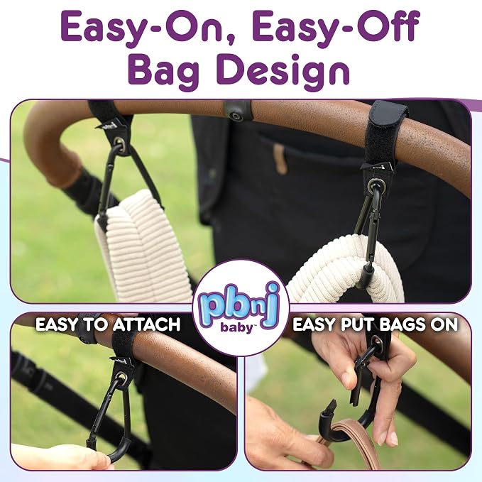 Stroller Hooks for Hanging Diaper Bags - Image 7