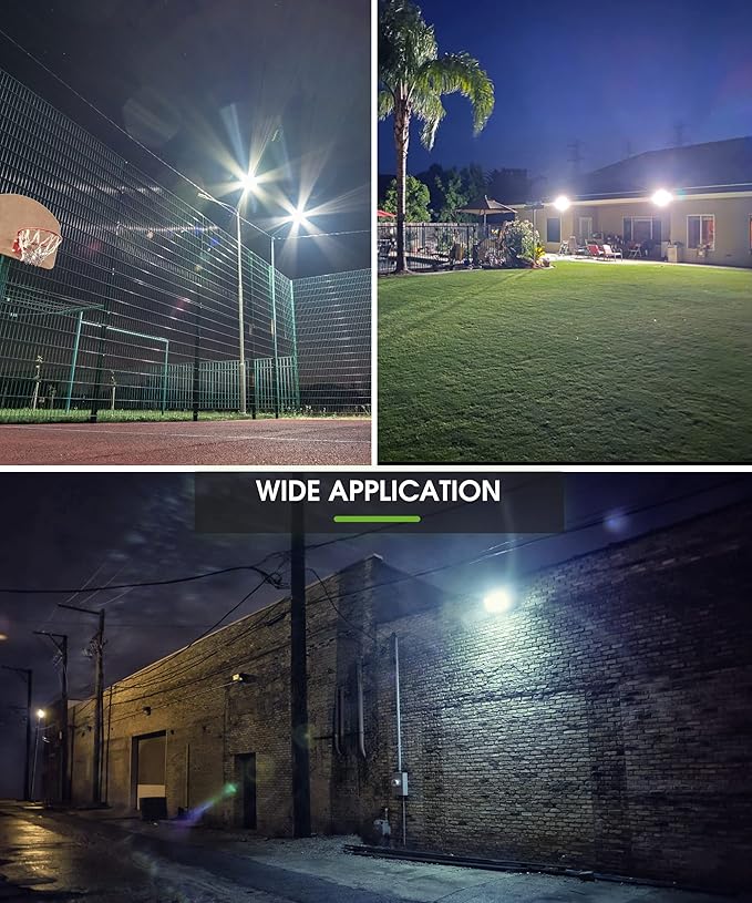 L LOHAS LED Dusk to Dawn Floodlight Outdoor, 50W Auto On/Off 6000K Daylight - Image 6