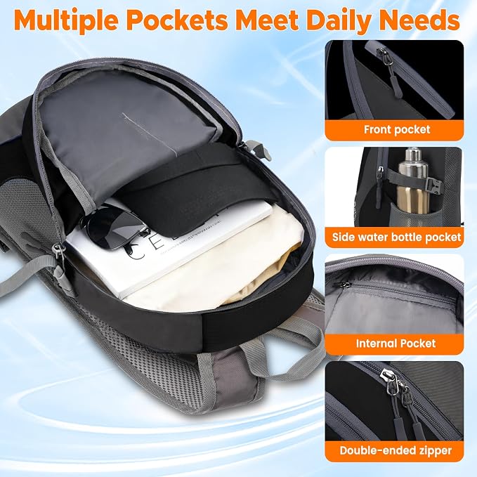 sunhiker Small Hiking Backpack Women Men 20L Lightweight Travel Backpack - Image 2