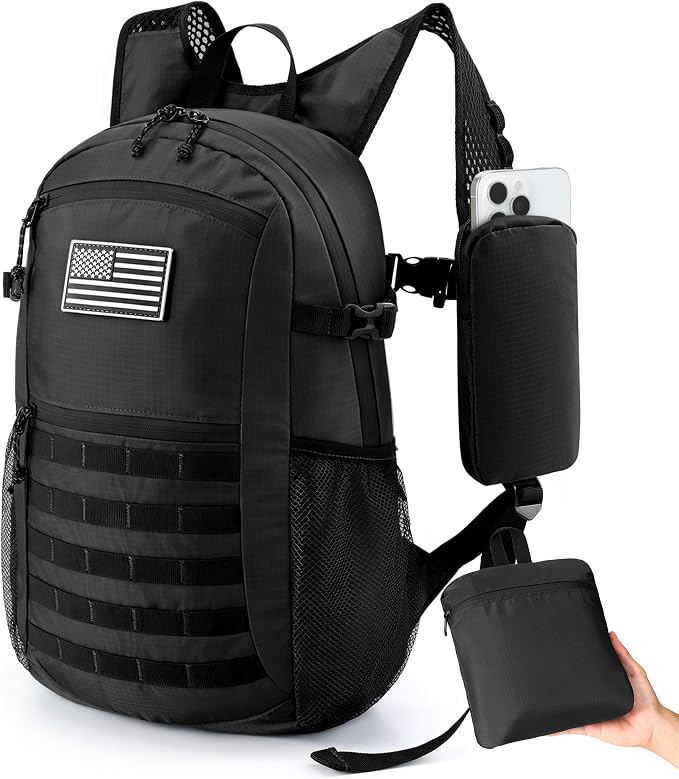 Small 20L Foldable Hiking Daypack by KOOKOOMIA