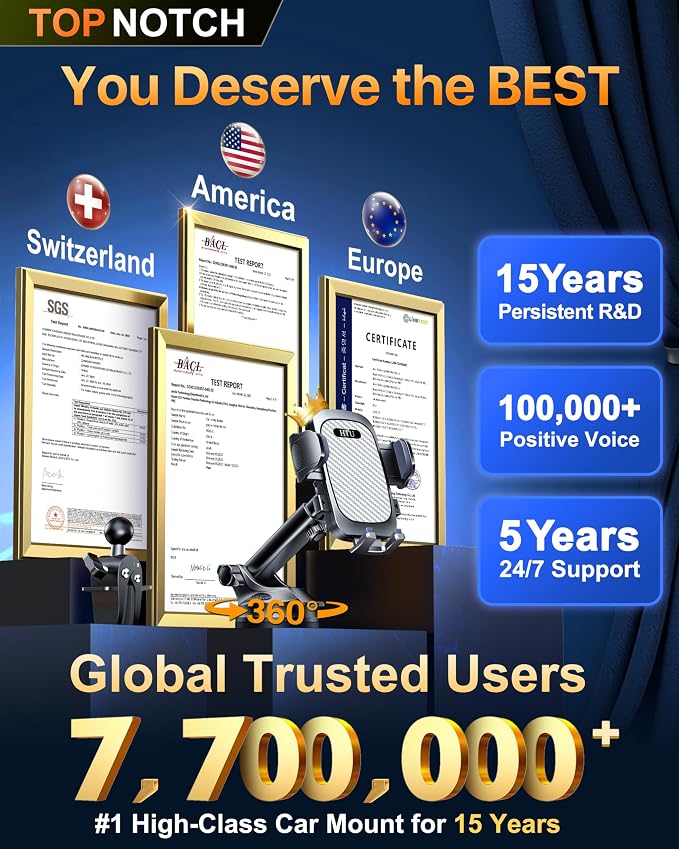 HTU 2026 Ultimate Best【True Military-Grade & Safety Cert】Car Phone - Image 2