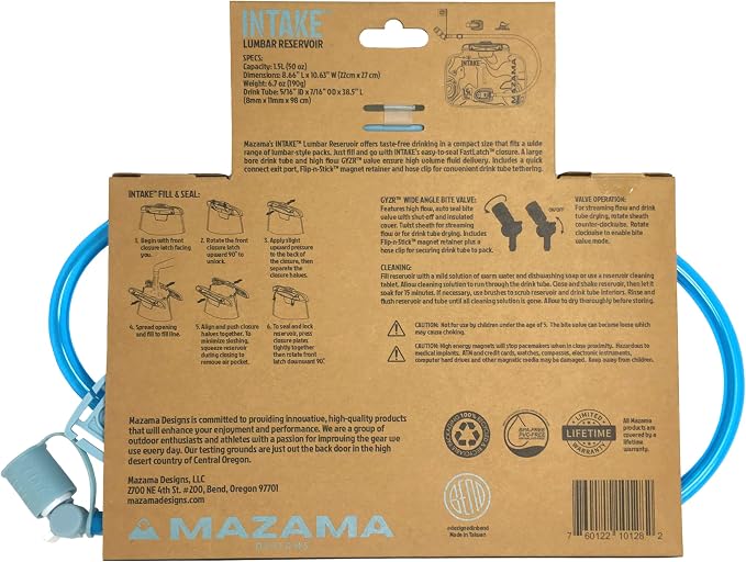 Intake NXT Lumbar Hydration Bladder, Leak Proof, Hydration Pack Replacement - Image 5