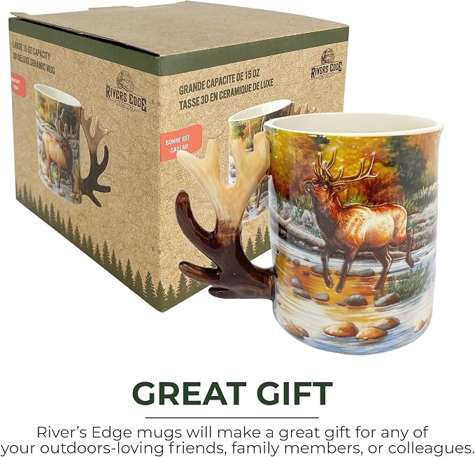Rivers Edge Products 3D Ceramic Coffee Mug - Image 5