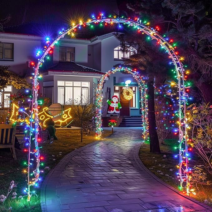 JMEXSUSS 132ft 400 LED Christmas Lights Indoor Outdoor Waterproof, 8 Modes - Image 5