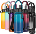 KXIAOCHEN Insulated Water Bottle, Stainless Steel Water Bottle, 2 Lids by KXIAOCHEN