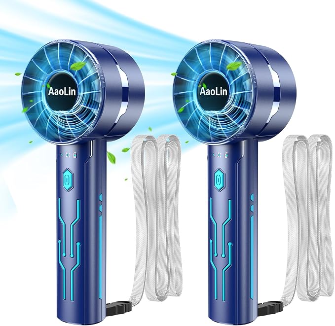 AaoLin 2pcs Portable Handheld Turbo Fan by AaoLin