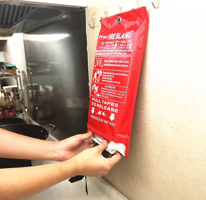 Inf-way Emergency Fire Blanket for Home and Kitchen, 5 Size for Choice - Image 7