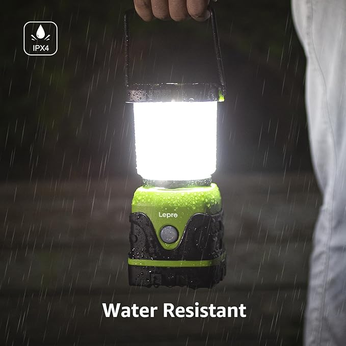 Lepro 1500LM Battery Powered LED Camping Lantern, Waterproof Tent Light - Image 6