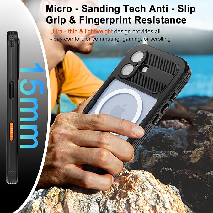 Waterproof Case for ‌iPhone 17, IP68 Certified, Military Grade Shockproof & - Image 5