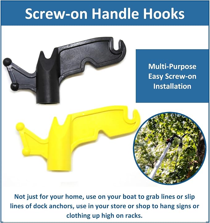 JSP Manufacturing Multi-Purpose Plastic Utility Hook Screw On Pole Attachment - Image 7
