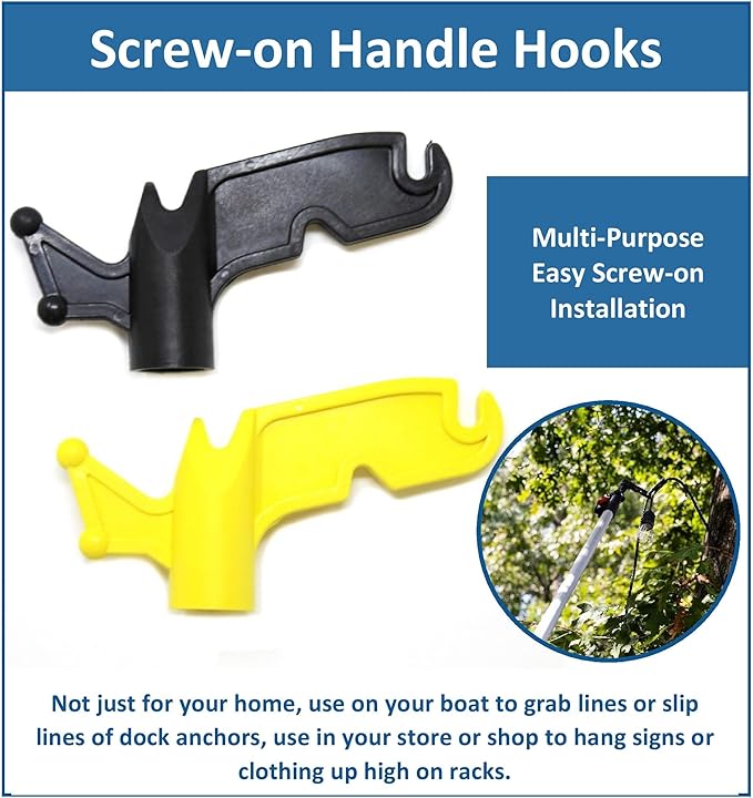 JSP Manufacturing Multi-Purpose Plastic Utility Hook Screw On Pole Attachment - Image 6