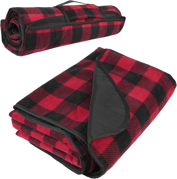 Tirrinia Large Waterproof Outdoor Blanket, Soft Warm Windproof Stadium Blanket by Tirrinia