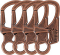 Ahiller Carabiner Clip, Double Anti-Misopening Locking Design, Key Ring Clip by Ahiller