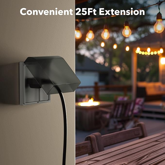 BN-Link's 2 Pack Outdoor Extension Cord Set is Ideal - Image 5