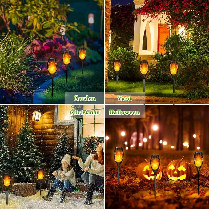 LNRYY Outdoor Solar Lights, Solar Garden Lights Waterproof - Image 2
