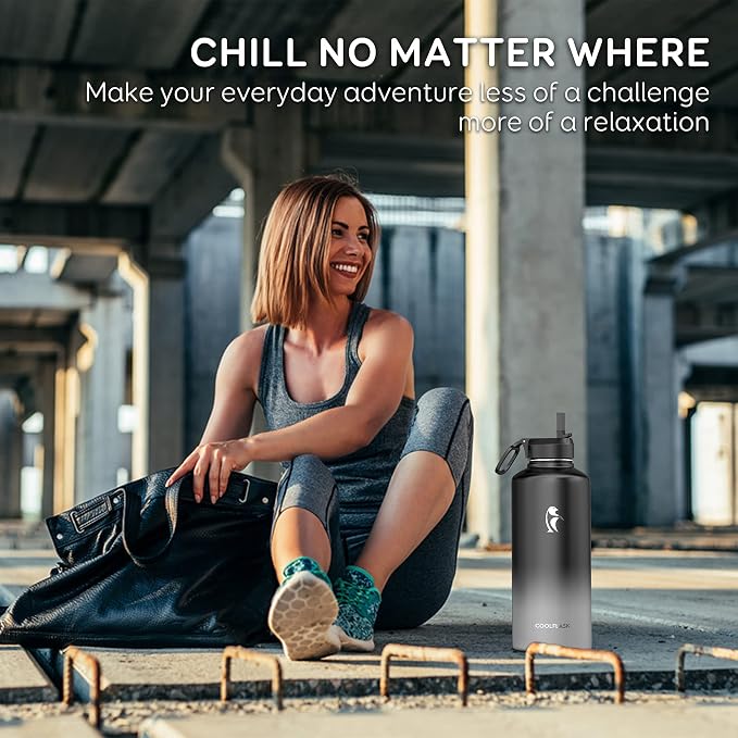 Coolflask Water Bottle 87 oz - Image 7