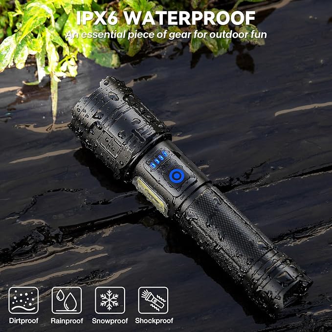 Flashlight Rechargeable 99, 000 High Lumen - Image 6