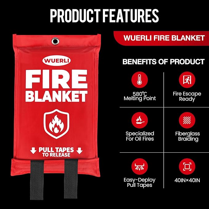 Emergency Fire Blanket, Fire Blanket - Image 2