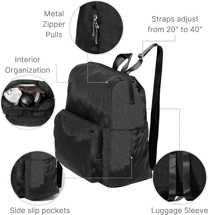 Baggallini Women's Carryall Packable Backpack - Image 4