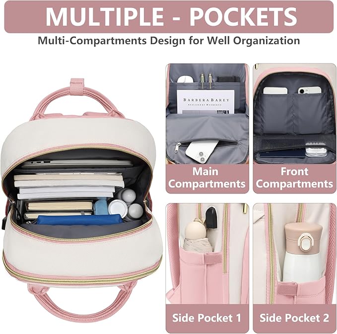 Laptop Backpack for Women Work Bag - Image 3