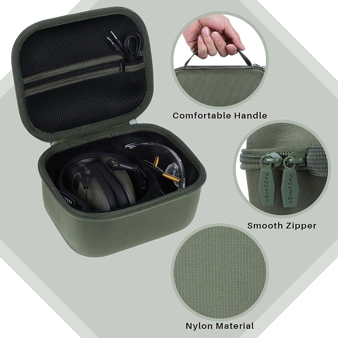 Storage Case Compatible with Walker's Razor Slim Shooting Hearing Protection - Image 5