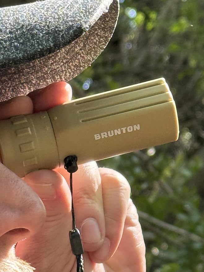 Brunton LITE TECH 8x22 Monocular, Coyote Tan, BaK-4 Prism Glass, Compact Design - Image 6