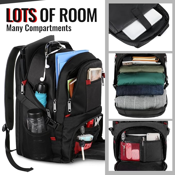 YOREPEK Large Backpack for Men, Extra Large Laptop Backpacks for Men Women - Image 2