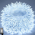 Cool White String Lights Outdoor Christmas Decoration, 66 ft 200 LED Christmas by Pooqla