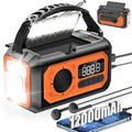 44400mWh/12000mAh Emergency Weather Radio, Hand Crank Radio Solar Radio by UYEIKMLOP