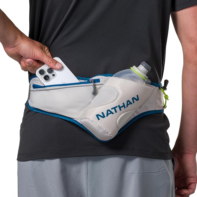 Nathan Peak Running Hydration Waist Pack Belt w/ Speed Draw Flask Water Bottle - Image 7