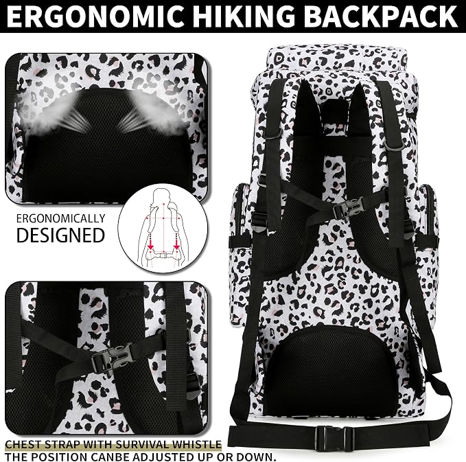 Hiking Backpack for Men 70L/100L Camping Backpack Military Rucksack Molle 3 - Image 4