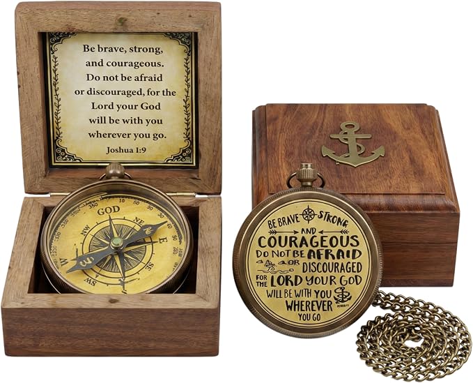 Handmade Brass Antique Compass by ELYTHOS
