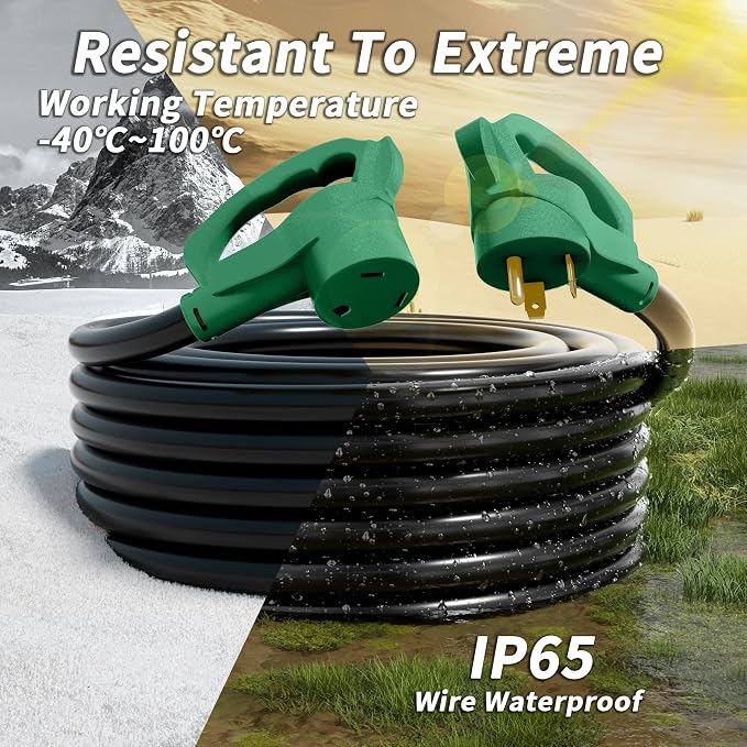 PlugSaf 100 FT 30 Amp RV Extension Cord Outdoor - Image 4