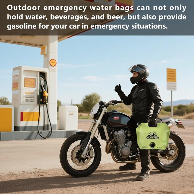 Collapsible 8L Water Storage Bag, BPA-Free Portable Folding Water Jug - Image 8
