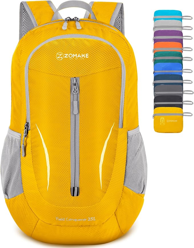 ZOMAKE Ultra Lightweight Packable Backpack 25L, Foldable Hiking Backpacks Water by ZOMAKE