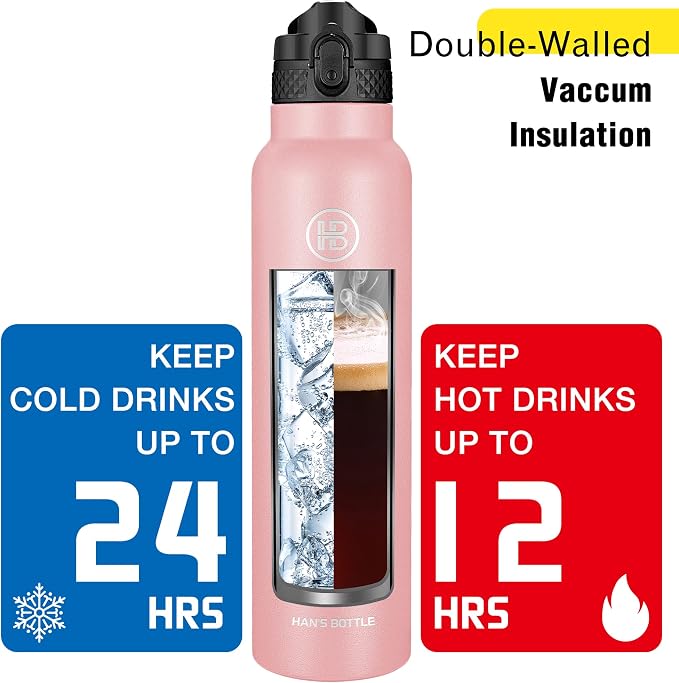 Han's Bottle Sports Water Bottle - 32 Oz - Image 6