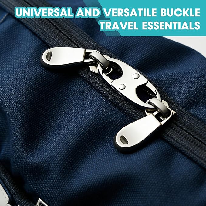 8 Pcs Anti-Theft Small Carabiner Clip, Double Opening Zipper Pull Replacement - Image 6