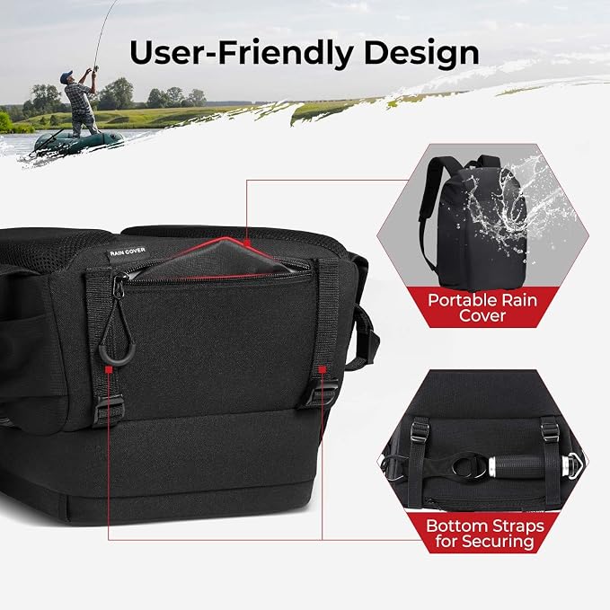 Piscifun Fishing Tackle Backpack - Image 4