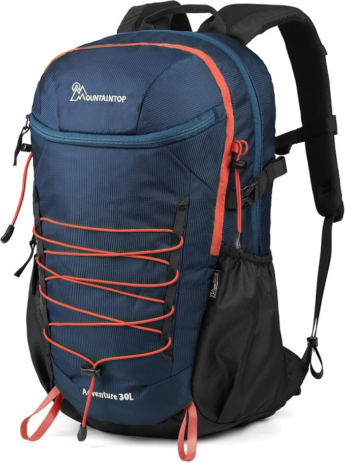 MOUNTAINTOP Hiking Backpack, 25/30L Camping Backpack, Men Women Hiking Daypack by MOUNTAINTOP