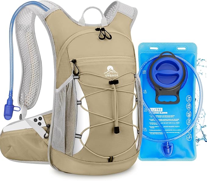 Hydration Backpack with 2L Water Bladder by VpbageGear