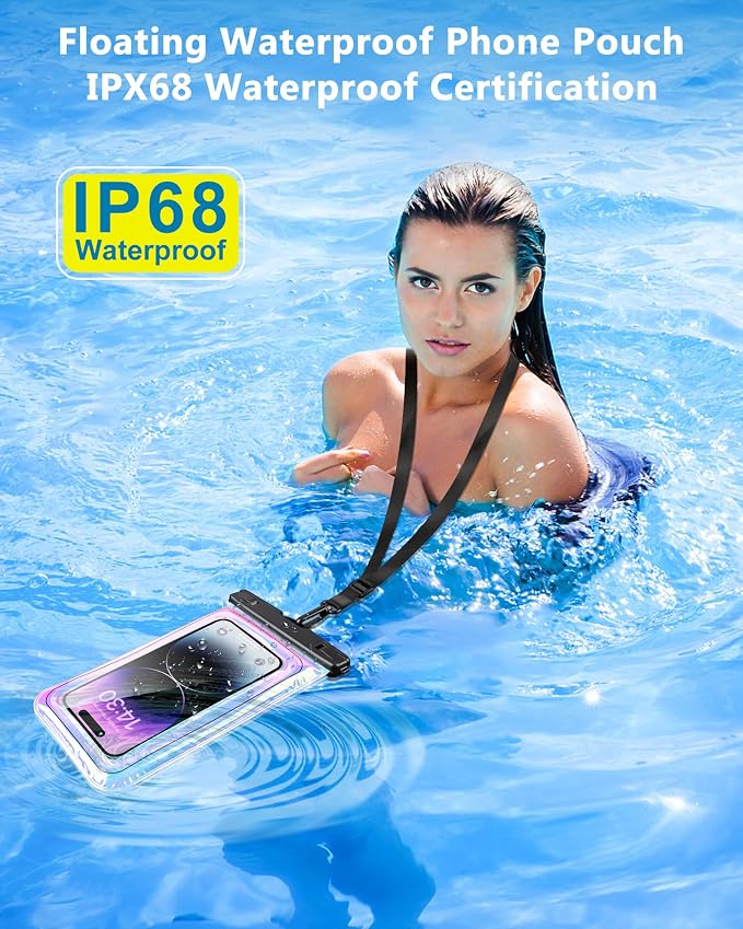 Waterproof Phone Pouch Floating, IPX68 Waterproof Phone Case - Image 2