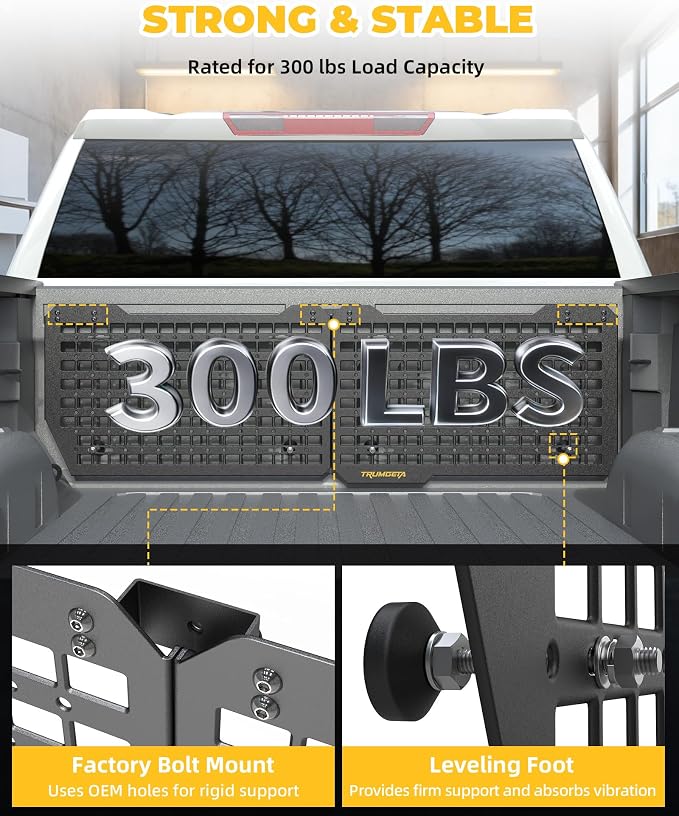 Trumgeta Aluminum Front Bed MOLLE Panel Fit - Image 6