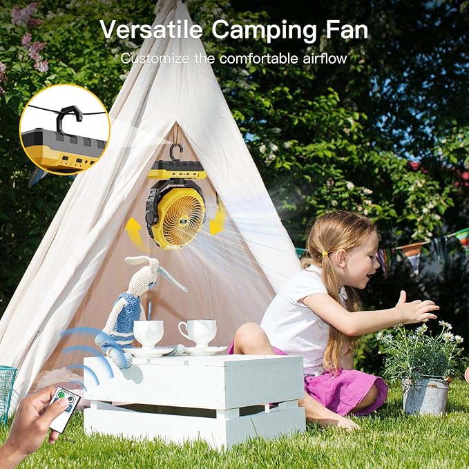 FRIZCOL 3-in-1 Camping Fan - Image 5